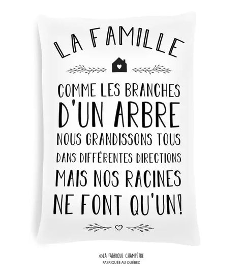 Coussin - “La famille“