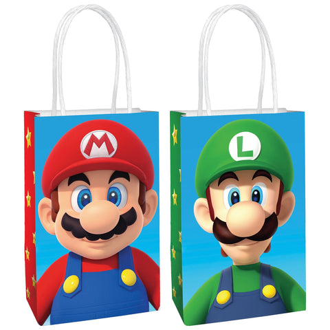 Sacs en carton - Super Mario Bros (8/pqt)