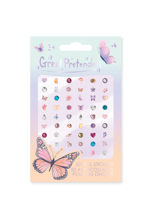 Butterfly Nail Stickers, 50pcs
