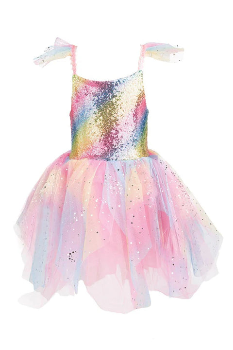Rainbow Fairy Dress & Wings, Multi