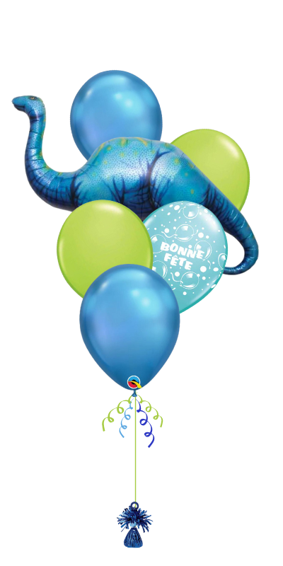 Bouquet de ballons - Apatosaurus