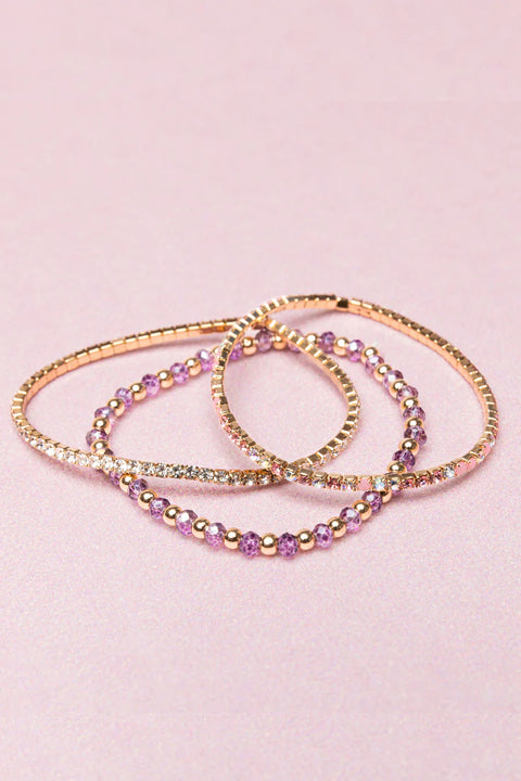 Boutique Enchanted Elegance Bracelets, 3pcs