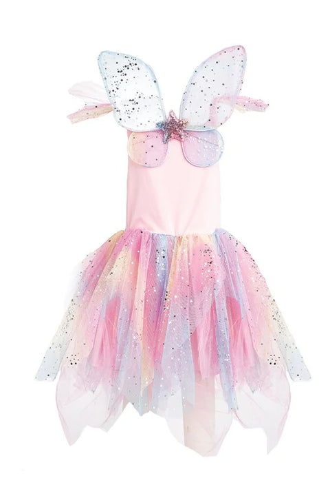 Rainbow Fairy Dress & Wings, Multi