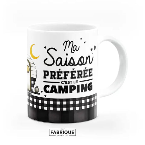 Tasse - “Ma saison préférée c'est le camping“