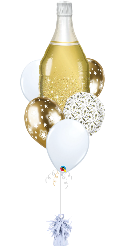 Bouquet de ballons - Champagne