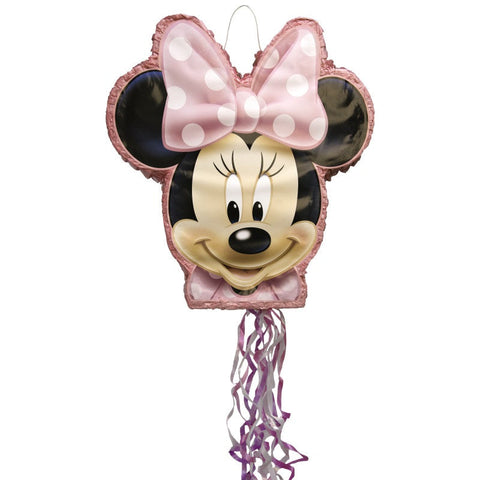 Disney Minnie Mouse Shaped Drum Pull Pinata