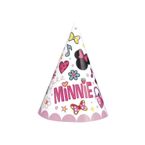 Chapeaux de fête - Disney Minnie Mouse (8/pqt)