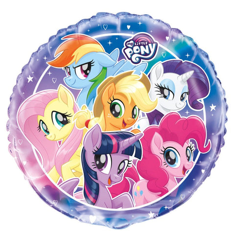 My Little Pony Round Foil Balloon 18  Packaged"