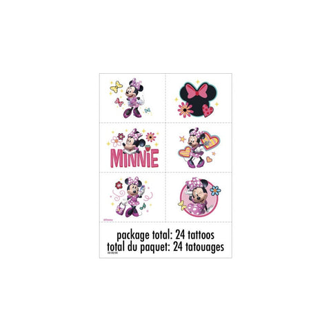 Tatouages - Disney Minnie Mouse (24/pqt)