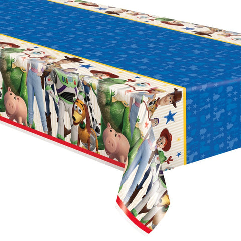 Disney Toy Story 4 Rectangular Plastic Table Cover  54 x 84""