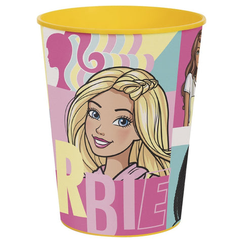 Verre en plastique réutilisable (16oz) - Barbie