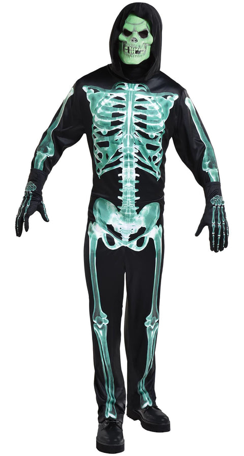 Costume de squelette lumineux - Homme