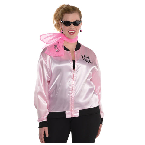 50's Pink Ladies Jacket - Adult Plus