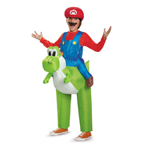 Costume gonflable Mario et Yoshi - Super Mario - Enfant
