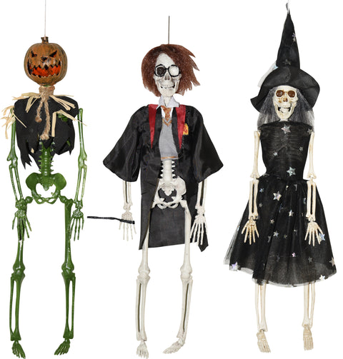 Assemblage de personnage d'Halloween squelette de 16 po