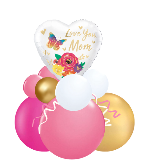 Mini centre de table ballons - Maman