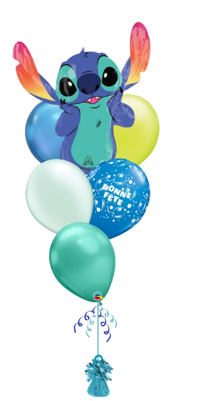 Bouquet de ballons - Stitch - Super Shape