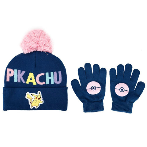Tuque et gants Pokémon