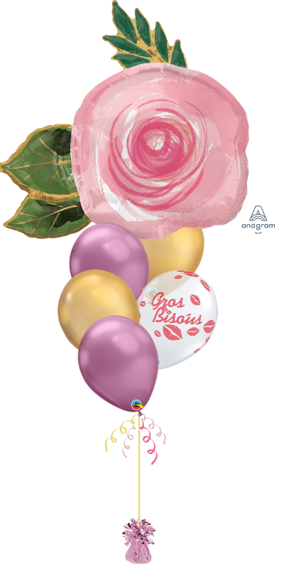 Bouquet de ballons - Fleur lumineuse