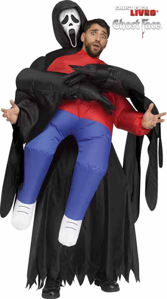 GHOST FACE PIGGYBACK INFLATABLE ADULT