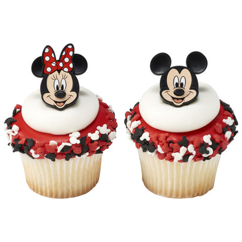 Bague à gateau - Mickey Mouse et Minnie Mouse