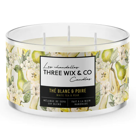Chandelle THÉ BLANC & POIRE - Three Wix And Co