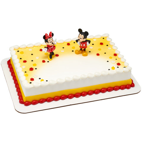Décoration à gâteau - Mickey et Minnie Mouse