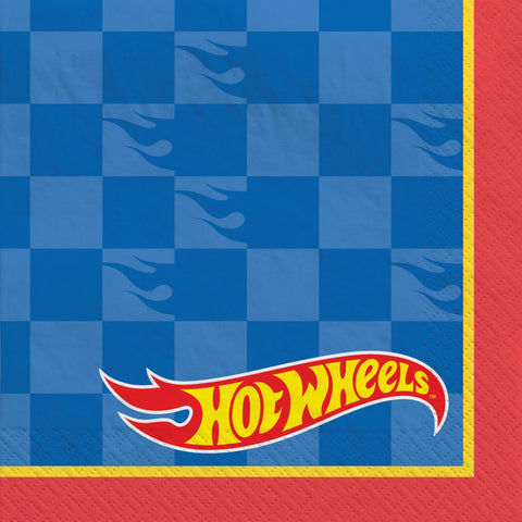 Serviettes à breuvage en papier - Hot Wheels (16/pqt)