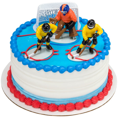 Décoration à gâteau - Hockey