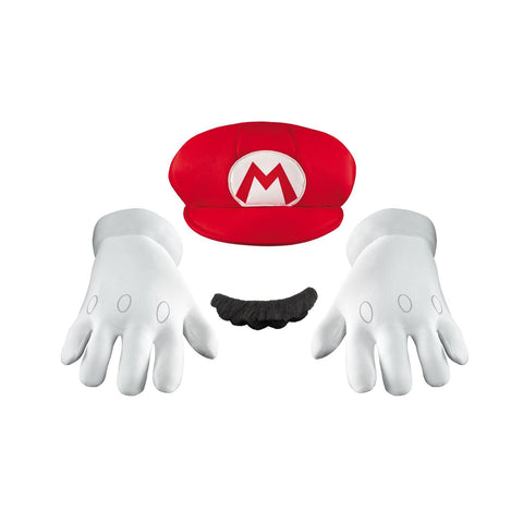 Accessoires pour costume de Mario - Mario Bros - Accessoires - Boo'tik d'Halloween