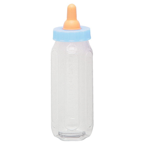 Blue Fillable Baby Bottle Favor 5" 2ct
