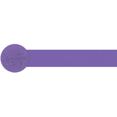 Rouleau de papier crépon - Violet (81 pi)
