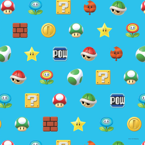 NEW! Super Mario Brothers™ Printed Gift Wrap
