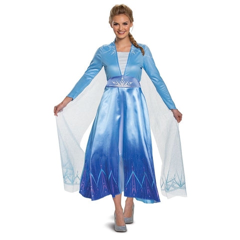 Le costume de la princesse Elsa deluxe - La reine des neiges - Femme