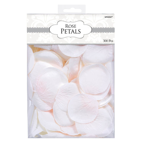 Rose Flower Petals - White