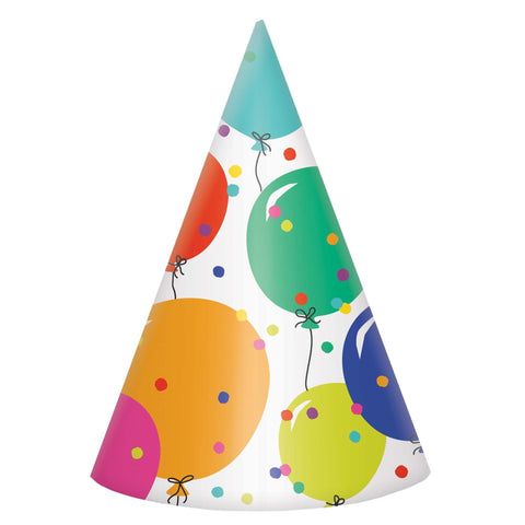 * Party Balloons Cone Hat