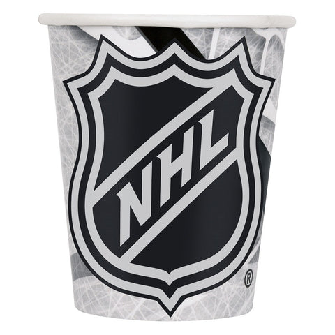 Verres en carton 9oz - NHL (8/pqt)