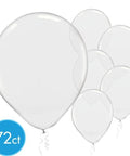 Ballons en latex de 12 po - Transparent (72/pqt.) - Ballons - Boo'tik d'Halloween