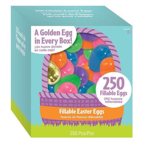 250 œufs en plastique à remplir
