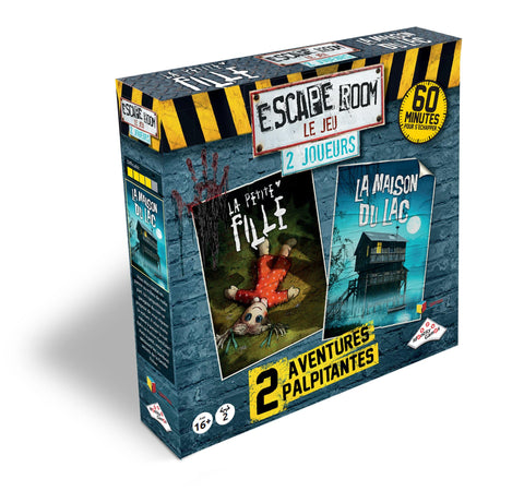 Coffret 2 joueurs (Horreur) - Escape Room - Jeux de société - Boo'tik d'Halloween