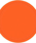 Assiettes à repas en carton - Orange 9po. (8/pqt.) - Vaisselle - Boo'tik d'Halloween