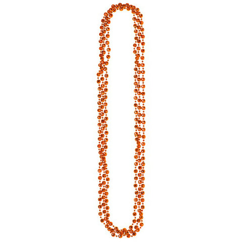 Colliers de perles - Orange (3/pqt)