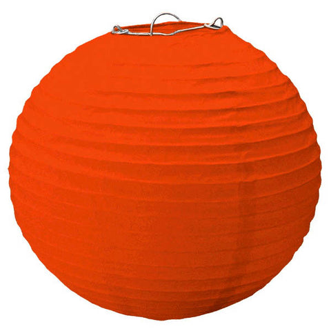 Lanterne en papier - Orange (15 1/2 po)