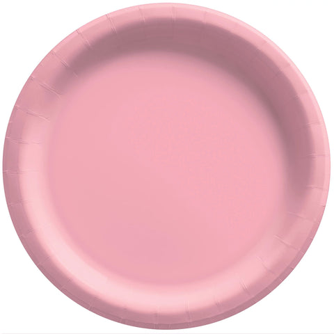 Assiettes rondes en papier dessert -  New Pink  (20/pqt)