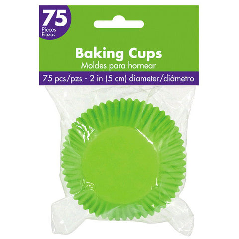 Moules en papier pour cupcake - Vert (75/pqt)