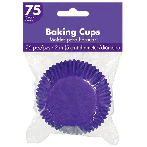 Moules en papier pour cupcake - Violet (75/pqt)