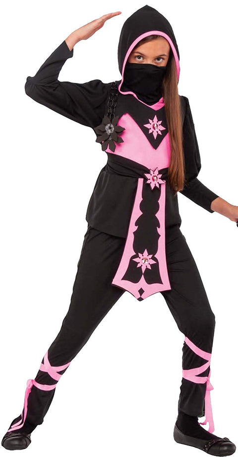 Costume de Ninja rose crystal - Enfant