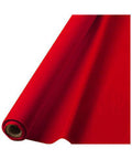 40" x 100' Plastic Table Roll - Apple Red