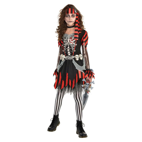 Costume Skele-Punk Pirate - Fille