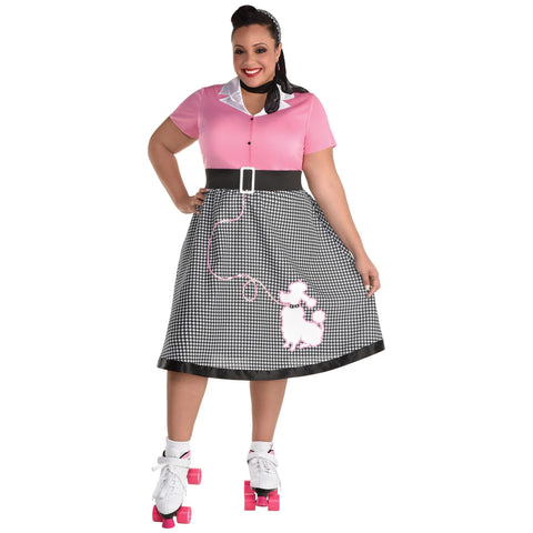 Costume serveuse à roulette (année 50) - Femme (taille plus)